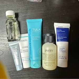 MINI TRAVEL SIZE Bundle of 6pc skincare face wash cleanser gel foam Estee lauder